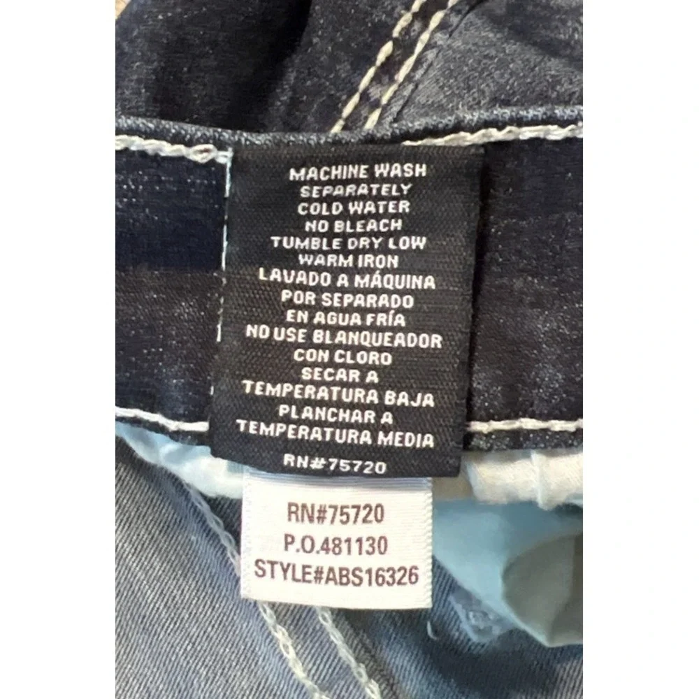 BKE Buckle Jake Straight Leg Stretch Dark Wash Blue Jeans Size 30x32 (30x33)